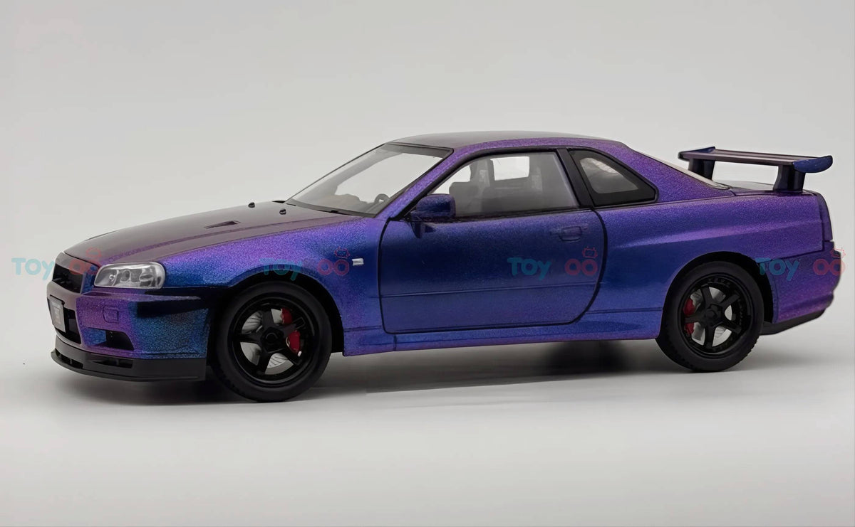 Nissan Skyline GT-R R34 1:18 Diecast Model diecast scale model car