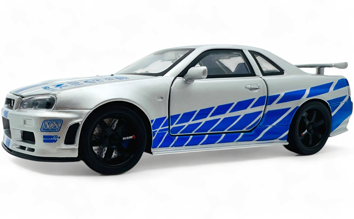 Nissan Skyline GT-R R34 Fast & Furious 1:24 Diecast Model diecast scale model car